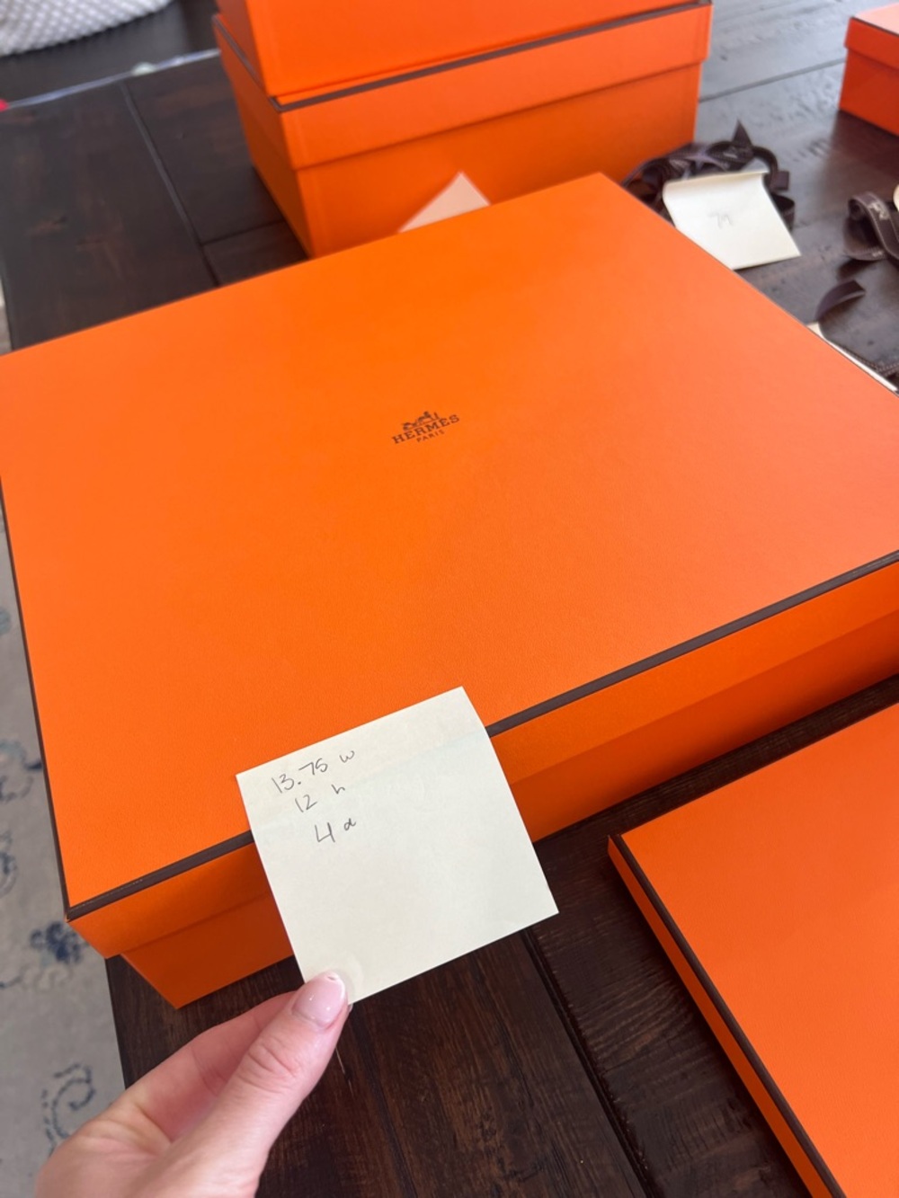 Hermès Large Orange Gift Box